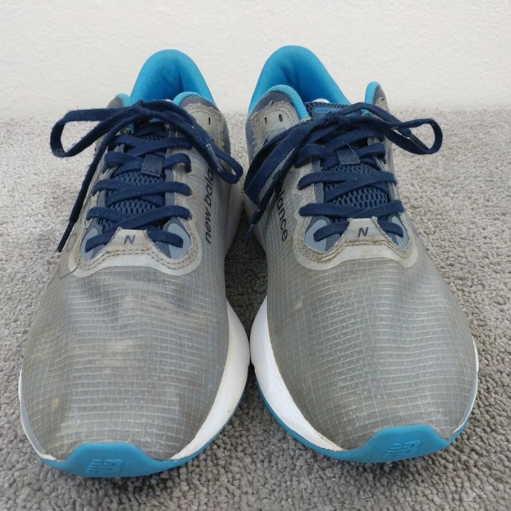 New Balance Dynasoft Breaza V1 Mens Size 13 Running Shoes Gray Blue MABRZACG